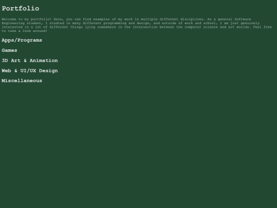 portfolio screenshot