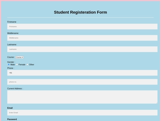 signup screenshot