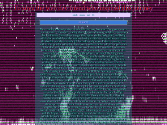 blog screenshot