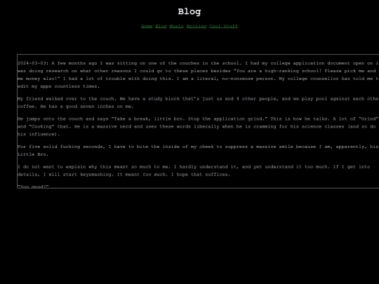 blog screenshot