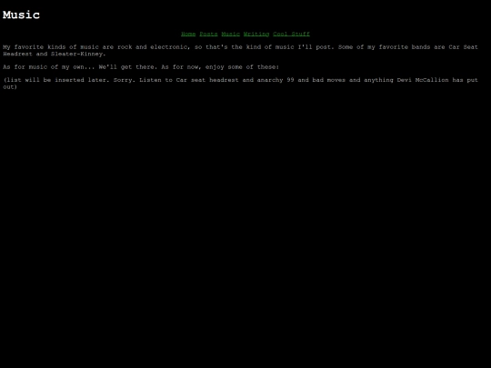 music screenshot