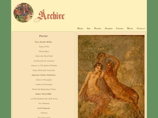 Poetry screenshot