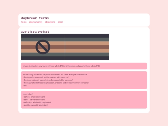 attractions/avoidiset screenshot