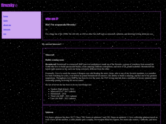 aboutme screenshot