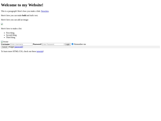 loginpage screenshot