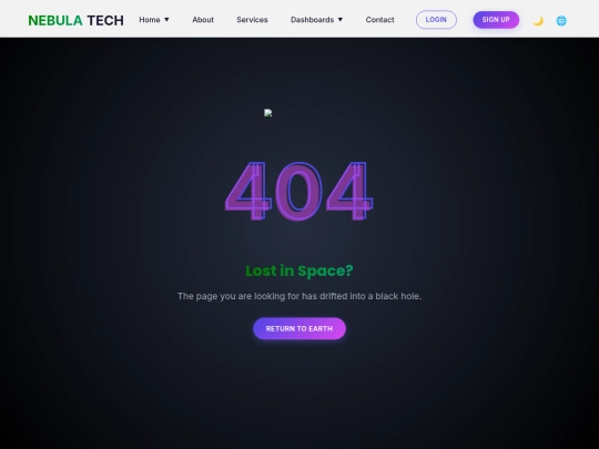 cybersecurity website/404 screenshot