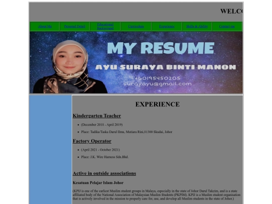 experience screenshot