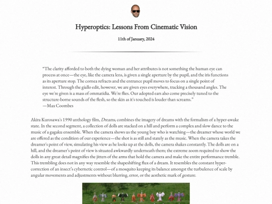 writingpieces/hyperoptics screenshot