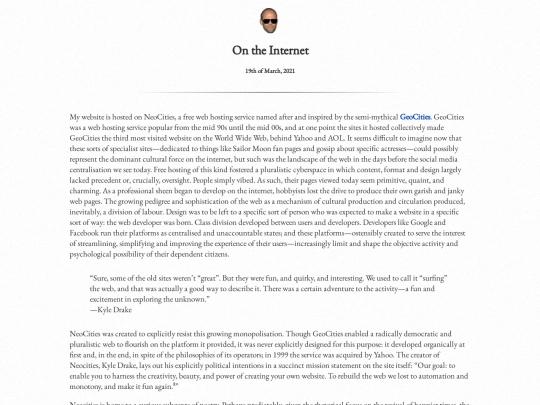 writingpieces/internet screenshot