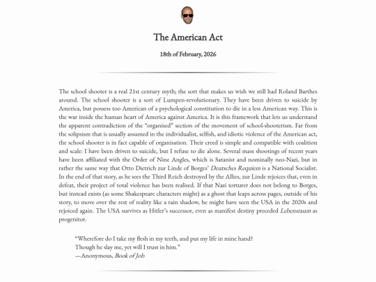 writingpieces/theamericanact screenshot