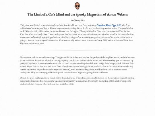 writingpieces/webern screenshot