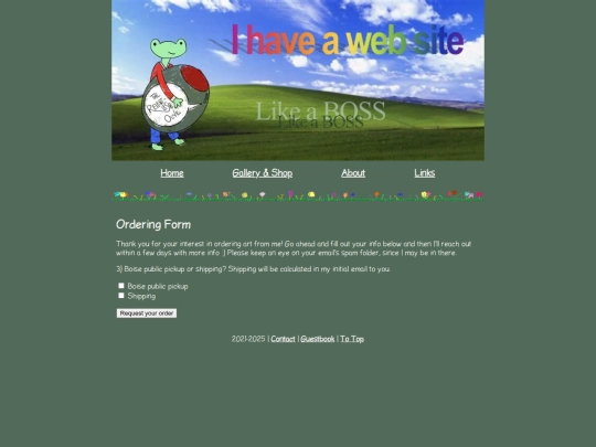order screenshot