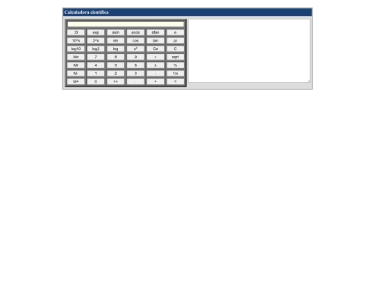 calculadora screenshot