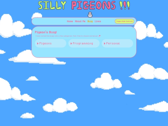 blog screenshot