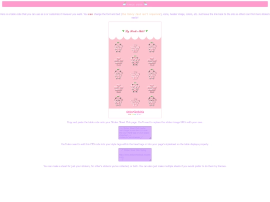 tablecode screenshot