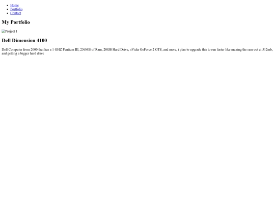 portfolio screenshot