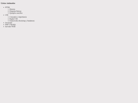 html/lista screenshot
