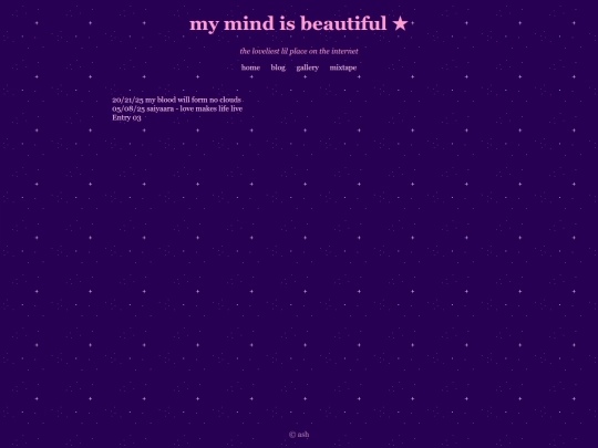 blog screenshot