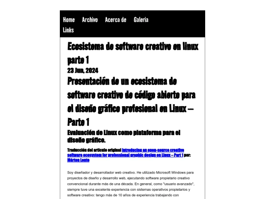 posts/2024-06-23-Ecosistema-de-software-creativo-en-linux-parte-1 screenshot