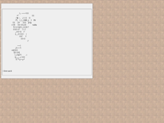 ascii screenshot