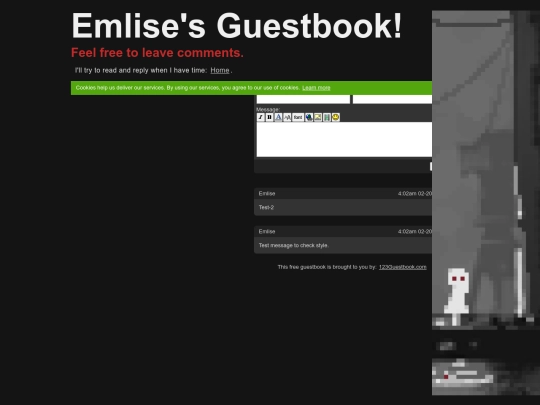 guestbook/guestbook screenshot