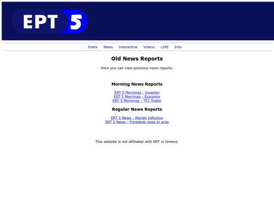 pages/news/reportoldmenu screenshot