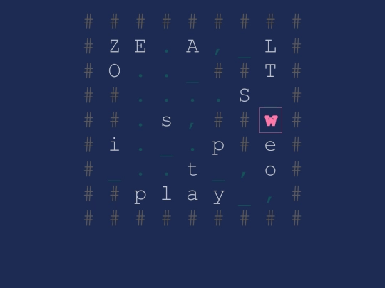 zealots/7drl screenshot