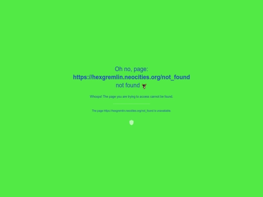 not_found screenshot