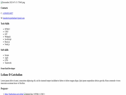 index screenshot