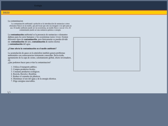 paginas/contaminacion screenshot