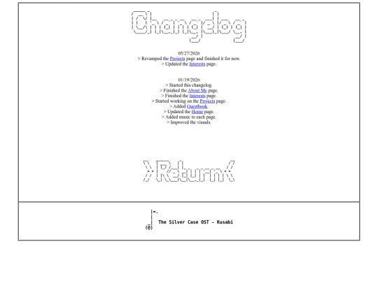 changelog screenshot
