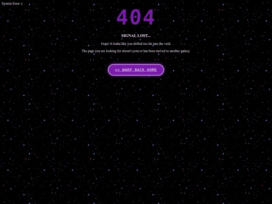 not_found screenshot
