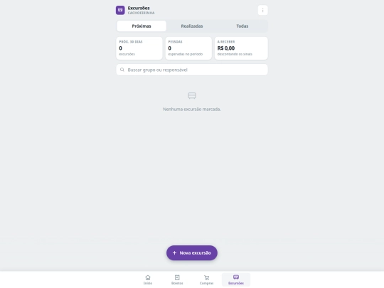 excursoes screenshot