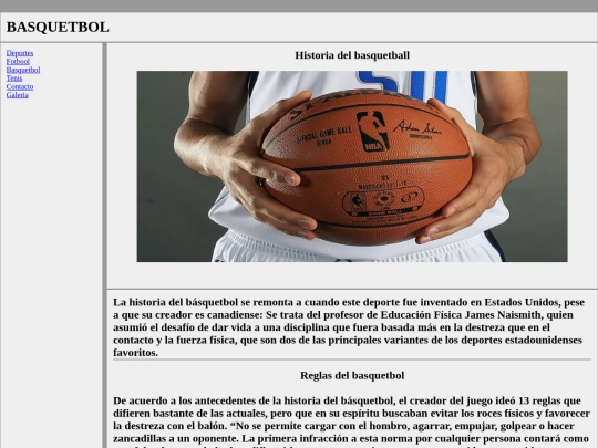 DEPORTES/basquetbol screenshot