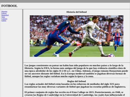 DEPORTES/futbol screenshot