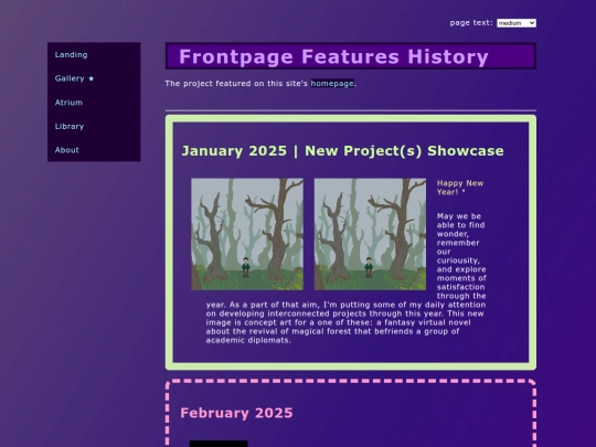gallery/showcases screenshot