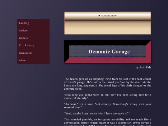 stories/demonic-garage screenshot