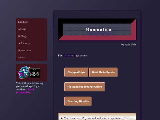 stories/romantica screenshot