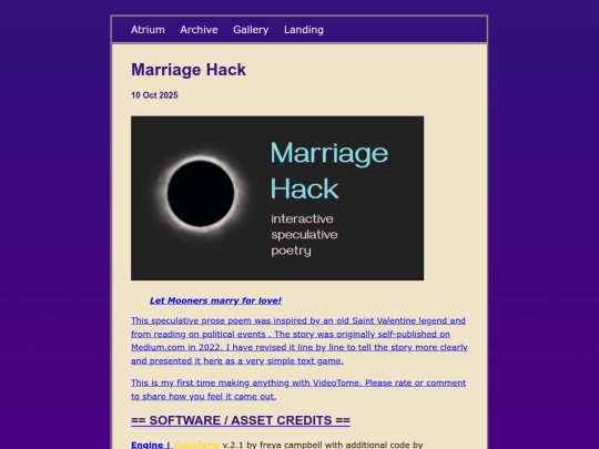 zonelets/posts/2025-10-10-Marriage-Hack screenshot