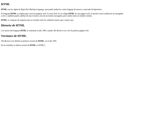 clase/HTML screenshot