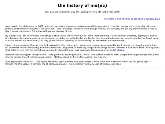 history screenshot