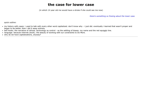 lowercase screenshot
