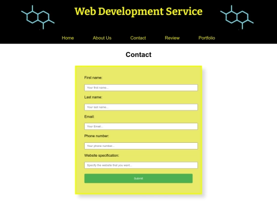 contact screenshot