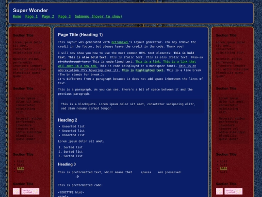 index screenshot