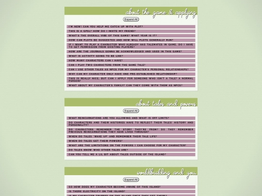 faq screenshot