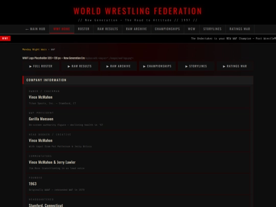 wwf screenshot