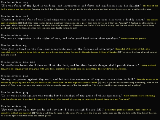 ECCLESIASTICUS screenshot