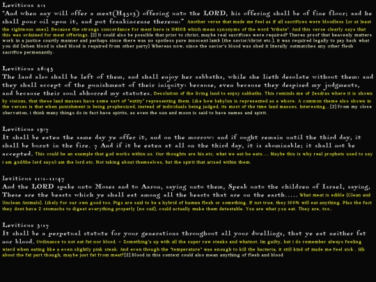 LEVITICUS screenshot