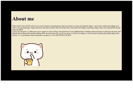 aboutme screenshot