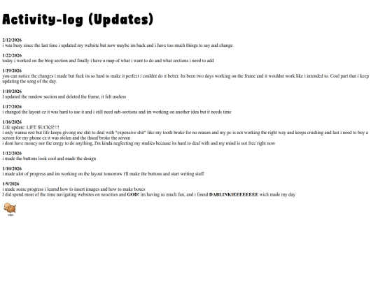 activity-log screenshot